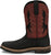Justin Mens Bolt 11in Coal Black Leather Work Boots
