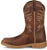 Justin Mens Daywork 11in Waterproof Pecan Water Buffalo Work Boots