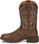Justin Mens Rendon 11in Western Pecan Cowhide Cowboy Boots