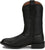 Justin Womens Blain 10in Roper Midnight Leather Cowboy Boots