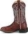 Justin Womens Ashtyn 11in Western Mahogany Goat Leather Cowboy Boots
