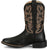 Justin Mens Jasper 11in Western Black Goat Leather Cowboy Boots