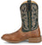 Justin Mens Jasper 11in Western Chestnut Goat Leather Cowboy Boots