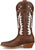 Justin Womens Faye 15in Western Brown Leather Cowboy Boots