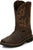 Justin 11in Steel Toe Mens Dark Brown Driller Leather Work Boots