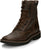 Justin 8in Lace-Up Mens Aged Brown Pulley Leather Work Boots