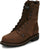 Justin 8in WP ST Mens Brown Drywall Leather Work Boots