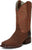 Justin Mens King AQHA Saddle Full Quill Ostrich Cowboy Boots