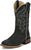 Justin Womens Miss Ellie Midnight Leather Frontier Cowboy Boots