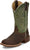 Justin Womens Little Sugar Walnut Leather Frontier Cowboy Boots