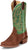 Justin Mens Jimmy 13in Western Sedona/Green Leather Frontier Cowboy Boots