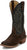 Justin Mens Cowboy Town 13in Western Chocolate Suede Frontier Cowboy Boots