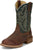 Justin Mens Wild Bill 11in Western Brown Leather Frontier Cowboy Boots