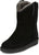 Justin Womens Heidi 8in Black Shearling Cowboy Boots