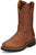 Justin Mens Lafayette 11in Cinnamon Leather Work Boots