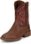 Justin Kids Unisex Canter Junior Roasted Cognac Leather Cowboy Boots