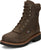 Justin Mens Rivot 8in WP ST Hickory Leather Work Boots
