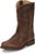 Justin Womens Holland Brown Leather Cowboy Boots