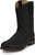 Justin Mens Braswell Black Leather Cowboy Boots