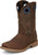 Justin Mens All Around 11in Waterproof Walnut Leather Work Boots