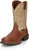 Justin Mens Canter 11in Steel Toe Whiskey Leather Work Boots