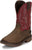 Justin Mens Thorn 11in MetGuard WP CT Peanut/Red Leather Work Boots