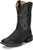 Justin Mens Zeke 11in Western Black Leather Cowboy Boots