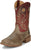 Justin Mens Pickett 11in Western Greige Leather Cowboy Boots