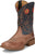 Justin Mens Pickett 11in Western Peanut Leather Cowboy Boots