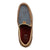 Twisted X Mens Kicks Woven Toasted Coconut/Blue Steel Leather Slip-On Shoes