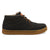 Twisted X Mens High-Top Kicks Charcoal Leather Work Shoes