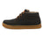 Twisted X Mens High-Top Kicks Charcoal Leather Work Shoes