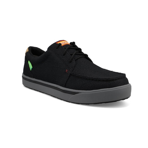 Twisted X Mens Kicks Black Fabric Work Shoes