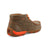 Twisted X Mens Driving Moc Bomber/Neon Orange Leather Chukka Boots
