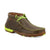 Twisted X Mens Driving Moc Bomber/Neon Yellow Leather Chukka Boots