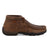 Twisted X Mens Driving Moc Tooled Brown Leather Chukka Boots