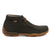 Twisted X Mens Driving Moc Charcoal Leather Chukka Boots