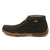 Twisted X Mens Driving Moc Charcoal Leather Chukka Boots