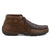 Twisted X Mens Driving Moc Ostrich Brown Leather Chukka Boots