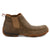 Twisted X Mens 4in Driving Moc Bomber Leather Chelsea Boots