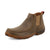 Twisted X Mens 4in Driving Moc Bomber Leather Chelsea Boots