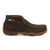 Twisted X Mens Chukka Driving Moc CT WP Chocolate Leather Work Boots