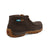 Twisted X Mens Chukka Driving Moc CT WP Chocolate Leather Work Boots