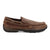 Twisted X Mens Driving Moc Brown Leather Slip-On Shoes