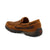 Twisted X Mens Driving Moc Woven Oiled Saddle/Brown Leather Slip-On Shoes