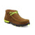 Twisted X Mens Chukka Driving Moc Steel Toe Saddle/Yellow Leather Work Boots