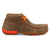 Twisted X Mens Chukka Driving Moc Steel Toe Bomber/Orange Leather Work Boots