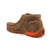 Twisted X Mens Chukka Driving Moc Steel Toe Bomber/Orange Leather Work Boots