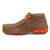 Twisted X Mens Chukka Driving Moc Steel Toe Bomber/Orange Leather Work Boots