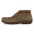Twisted X Mens Fish UltraLite X Drive Moc Dark Tan/Shitake Leather Chukka Boots